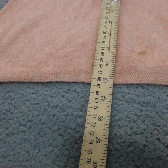 Cashmere Studio Sweater Womens Large Turtleneck Knit 3/4 Sleeve Pink Pullover - Picture 9 of 11
